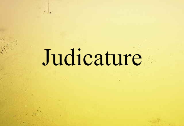 judicature