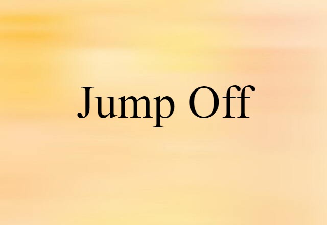 jump off