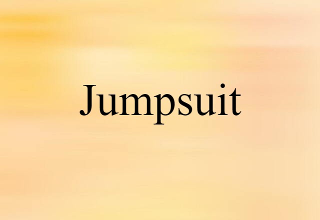 jumpsuit