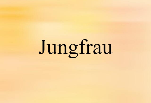 Jungfrau