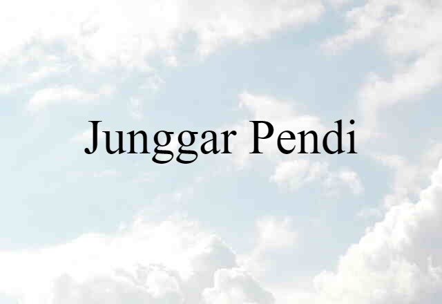 Junggar Pendi