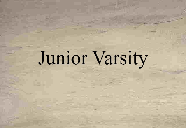 junior varsity