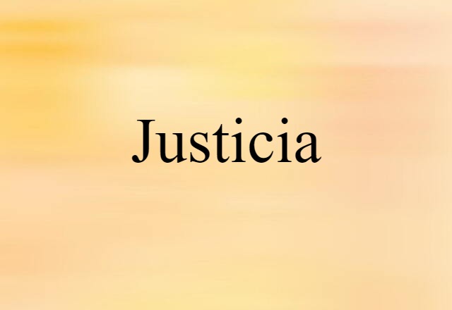 justicia