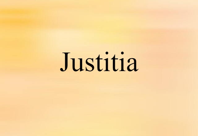 Justitia