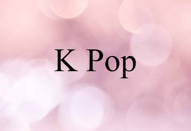 K-pop