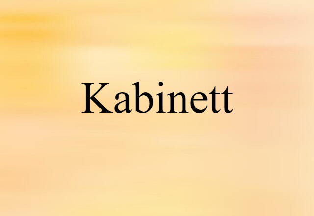 Kabinett