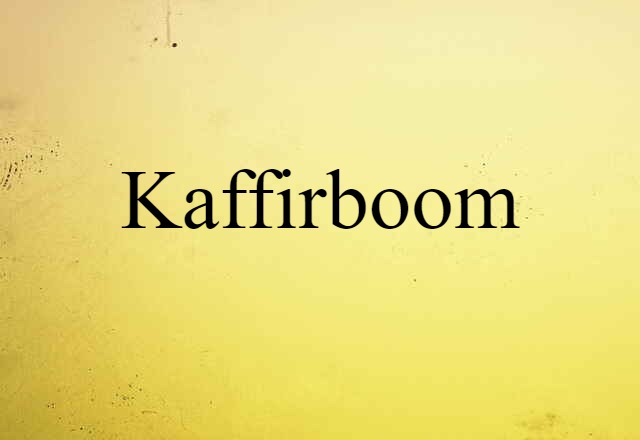 kaffirboom