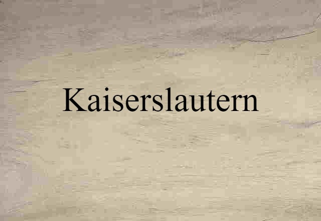 Kaiserslautern