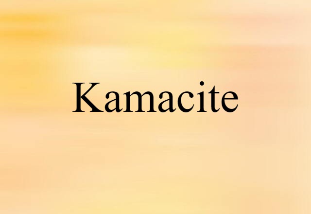 kamacite