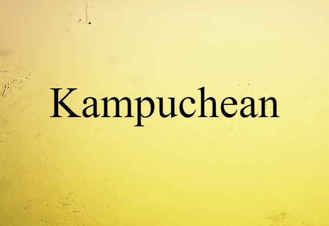 Kampuchean