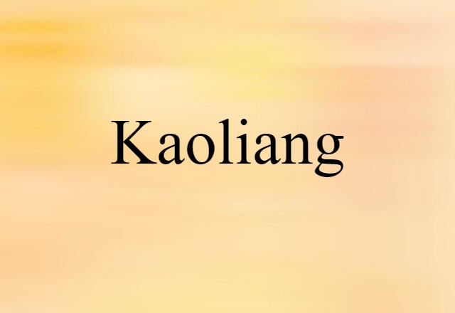 kaoliang