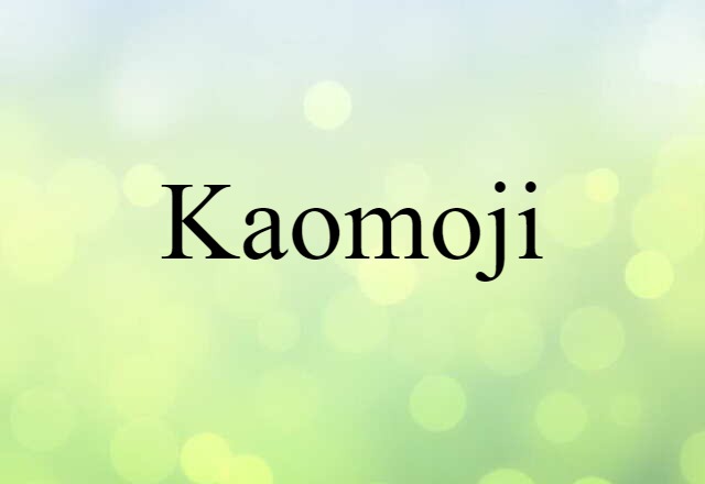 kaomoji