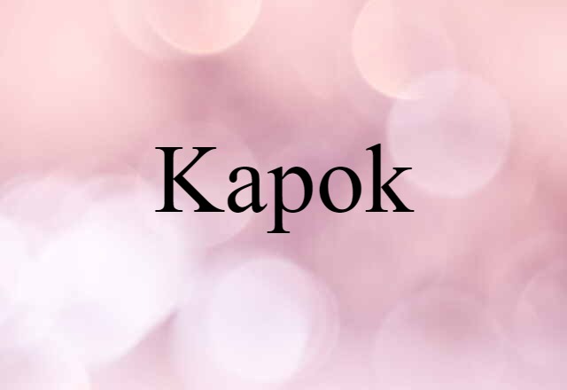 kapok