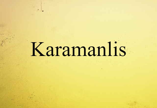 Karamanlis