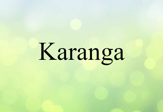 karanga