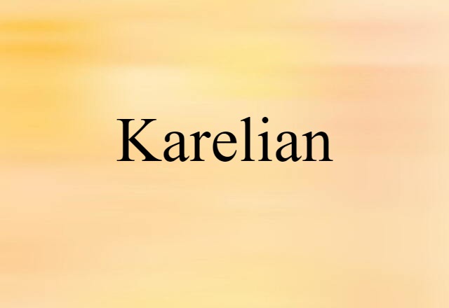 Karelian