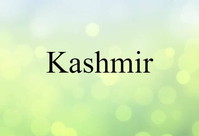 kashmir