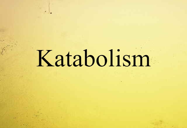 katabolism