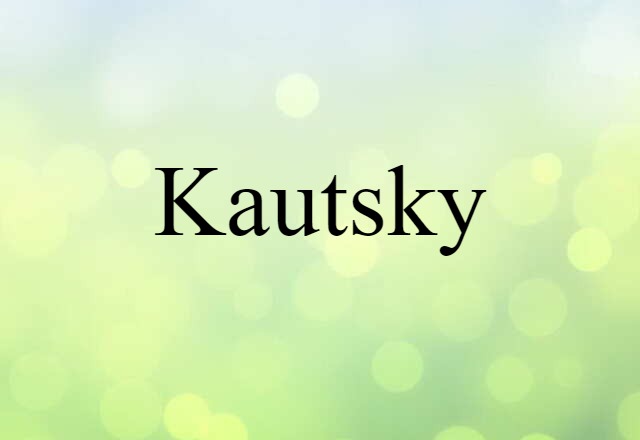 Kautsky