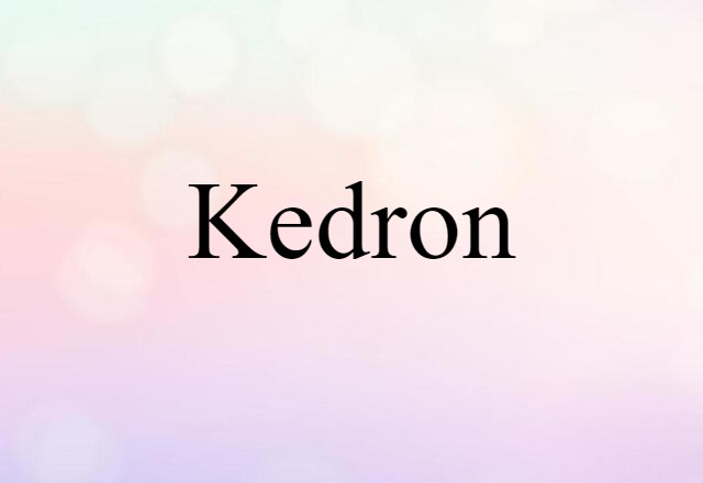 Kedron