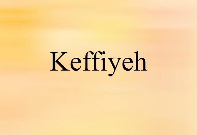 keffiyeh