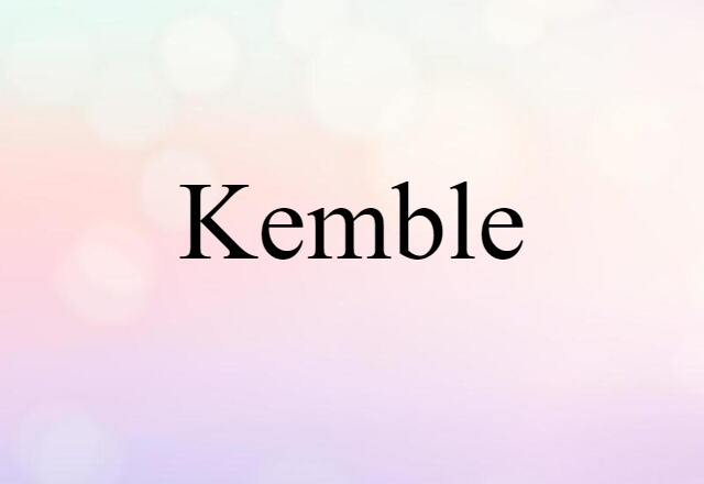 Kemble