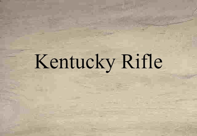 Kentucky rifle