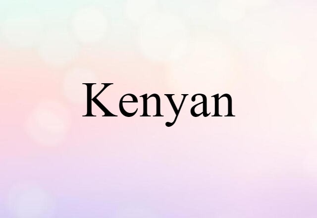 Kenyan