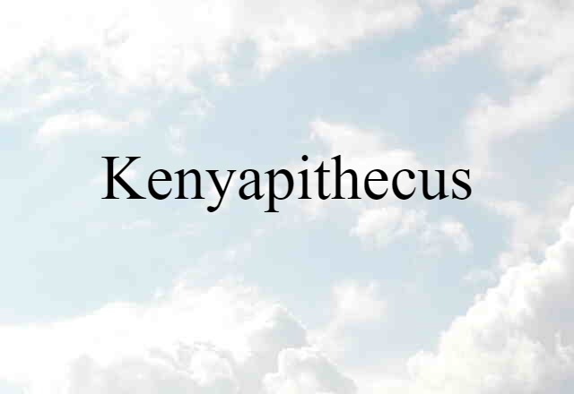 Kenyapithecus