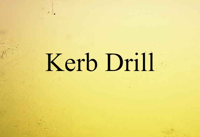 kerb drill