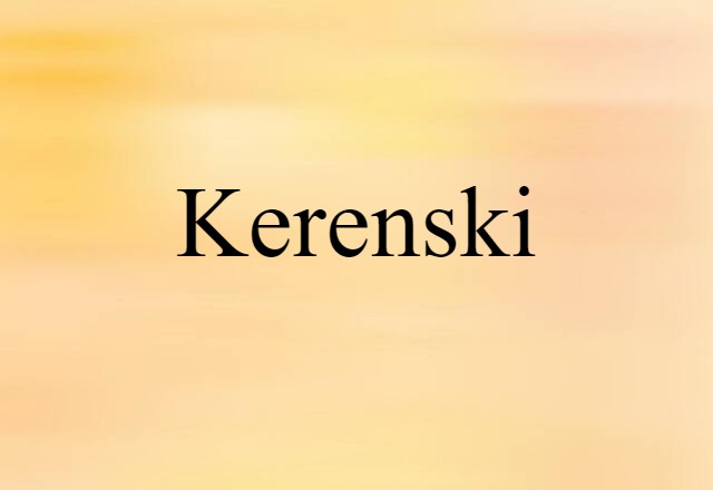 Kerenski