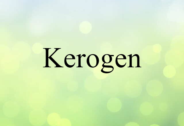 kerogen