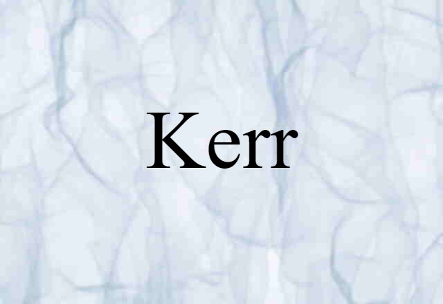 Kerr