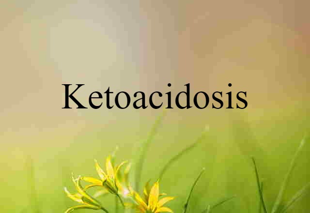 Ketoacidosis (noun) Definition, Meaning & Examples