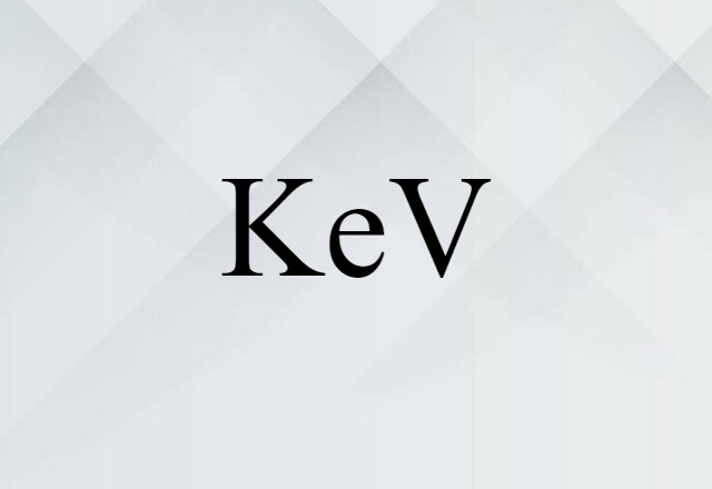 keV