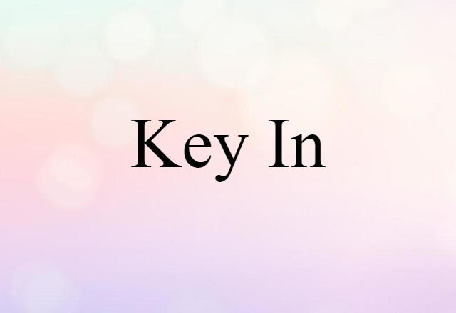 key in