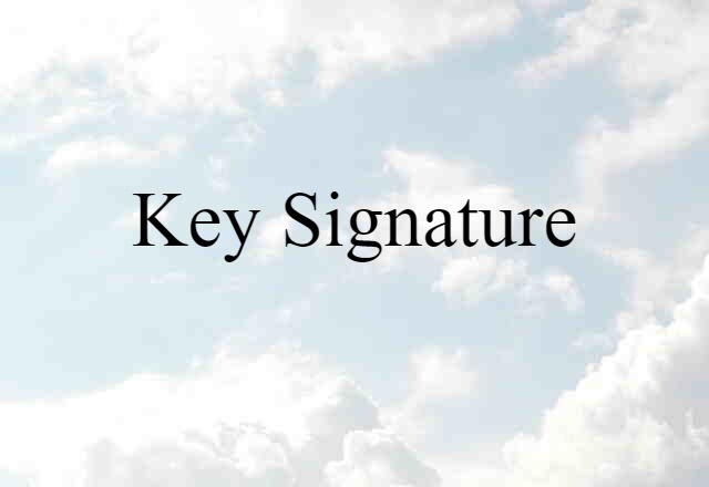 key signature