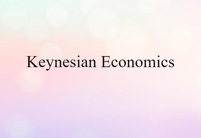 Keynesian economics