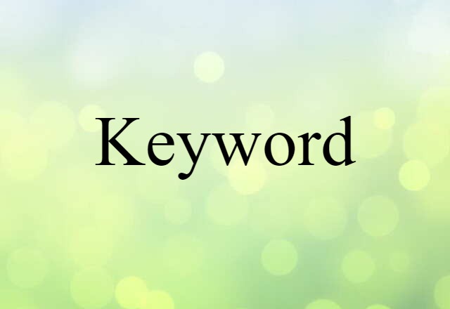 keyword