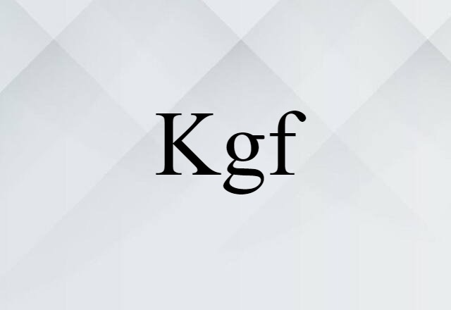 kgf