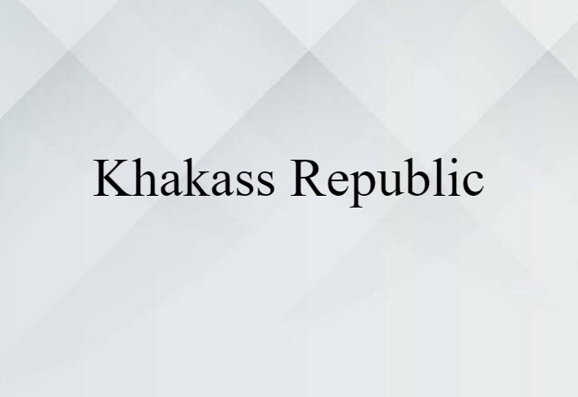 Khakass Republic