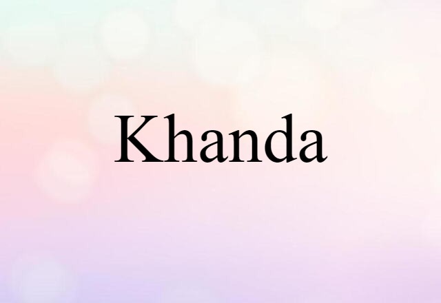 khanda