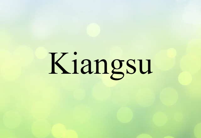 Kiangsu