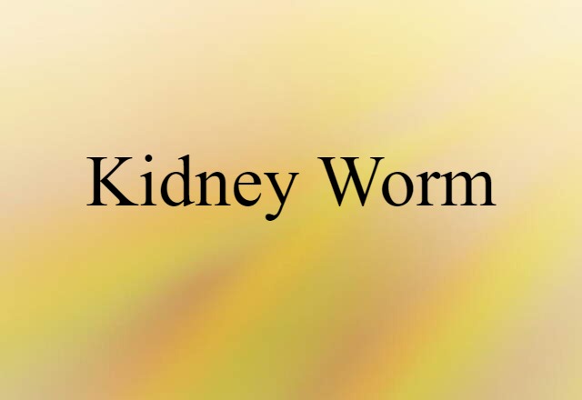 kidney worm