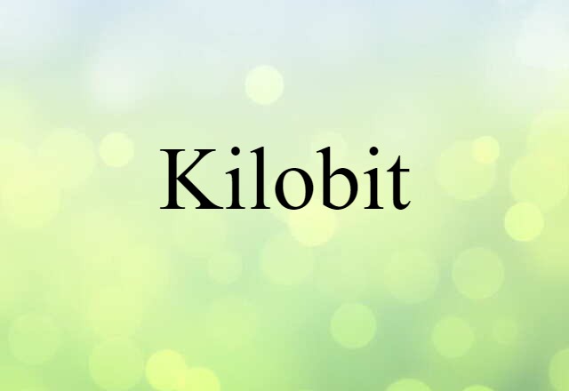 kilobit