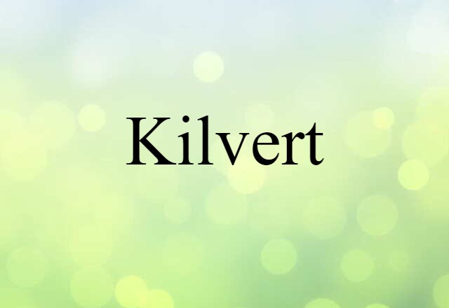 Kilvert