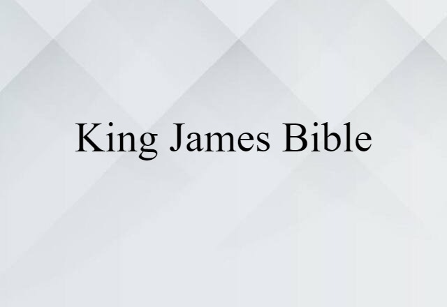 King James Bible