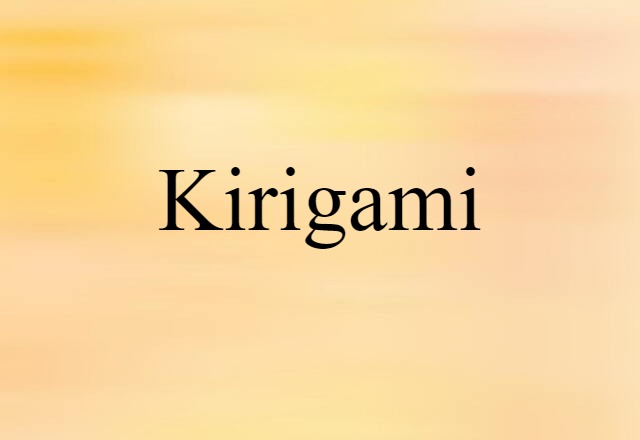 kirigami