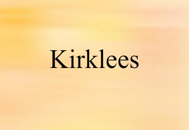 Kirklees