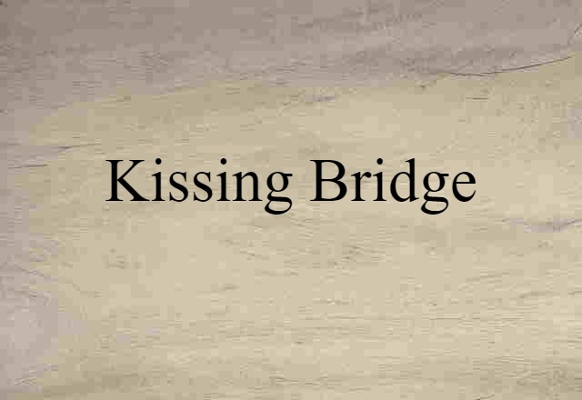 kissing bridge